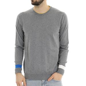 MAGLIA CONTRASTI E TOPPE +39MASQ GRIGIO